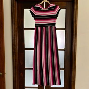 Girls Gymboree maxi striped dress